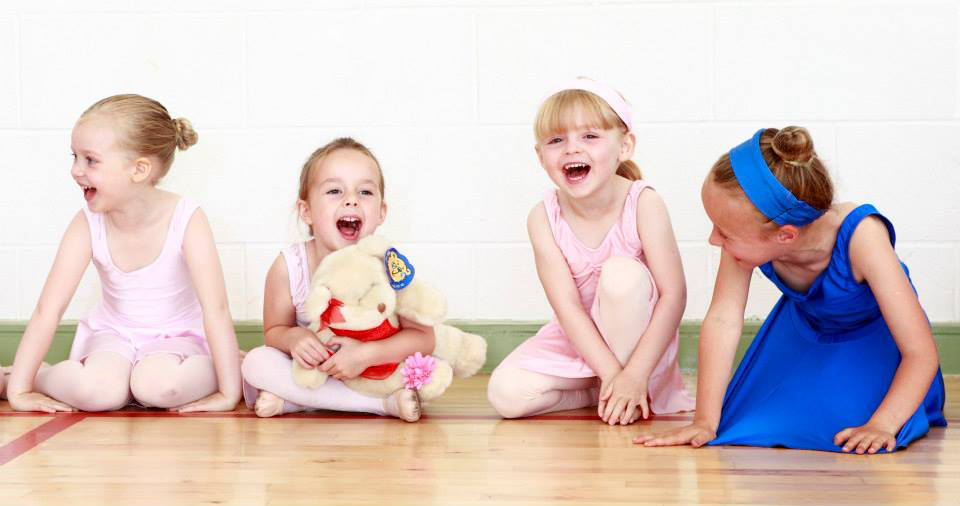 Ballet dance children laughing